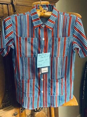 BLUE QUAIL NWT Guayabera, Boys Size 7